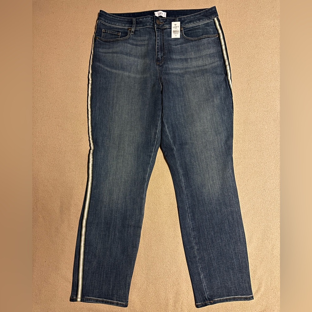 Women’s Loft Curvy Skinny Jeans; size 14; brand new, never worn